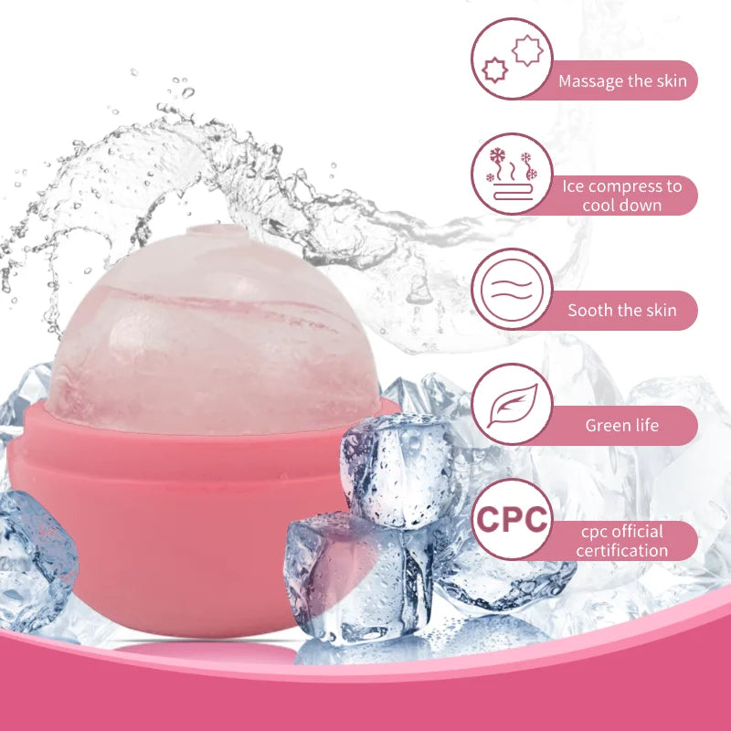 1pc Ice Roller for Face & Eyes – Facial Beauty Ice Cube Massager | Skin Tightening, Puffiness & Glow Tool